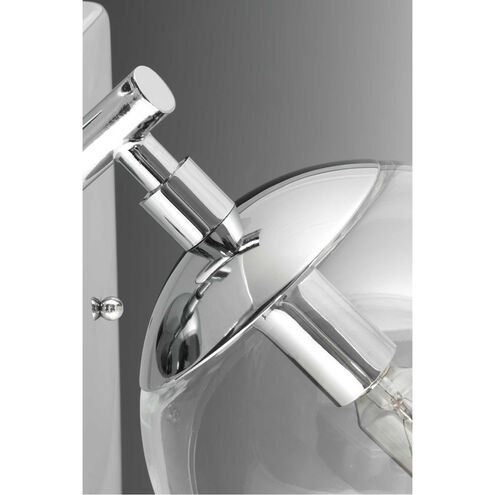 Mod 2 Light 15 inch Polished Chrome Bath Vanity Wall Light, Design Series